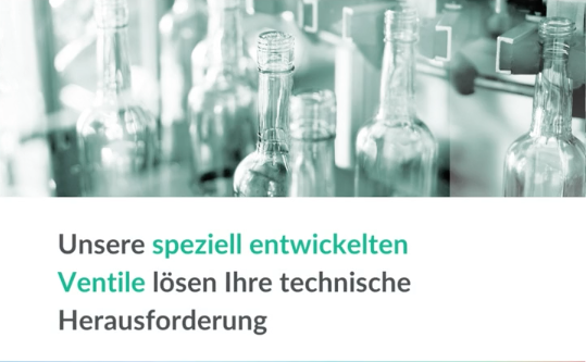 Unsere speziell entwickelten Ventile lösen Ihre technische Herausforderung